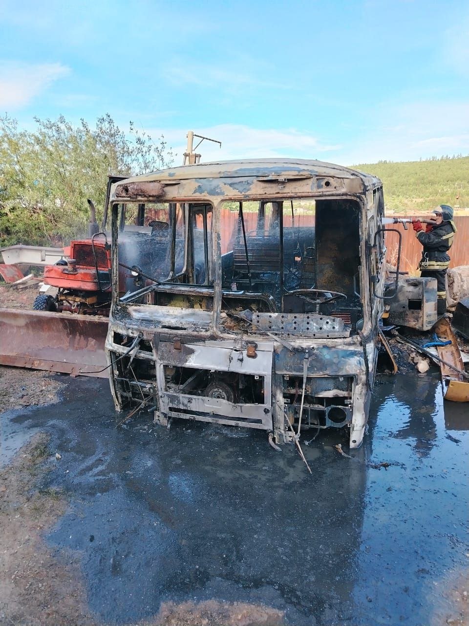 Пожар в Нижнеилимском районе