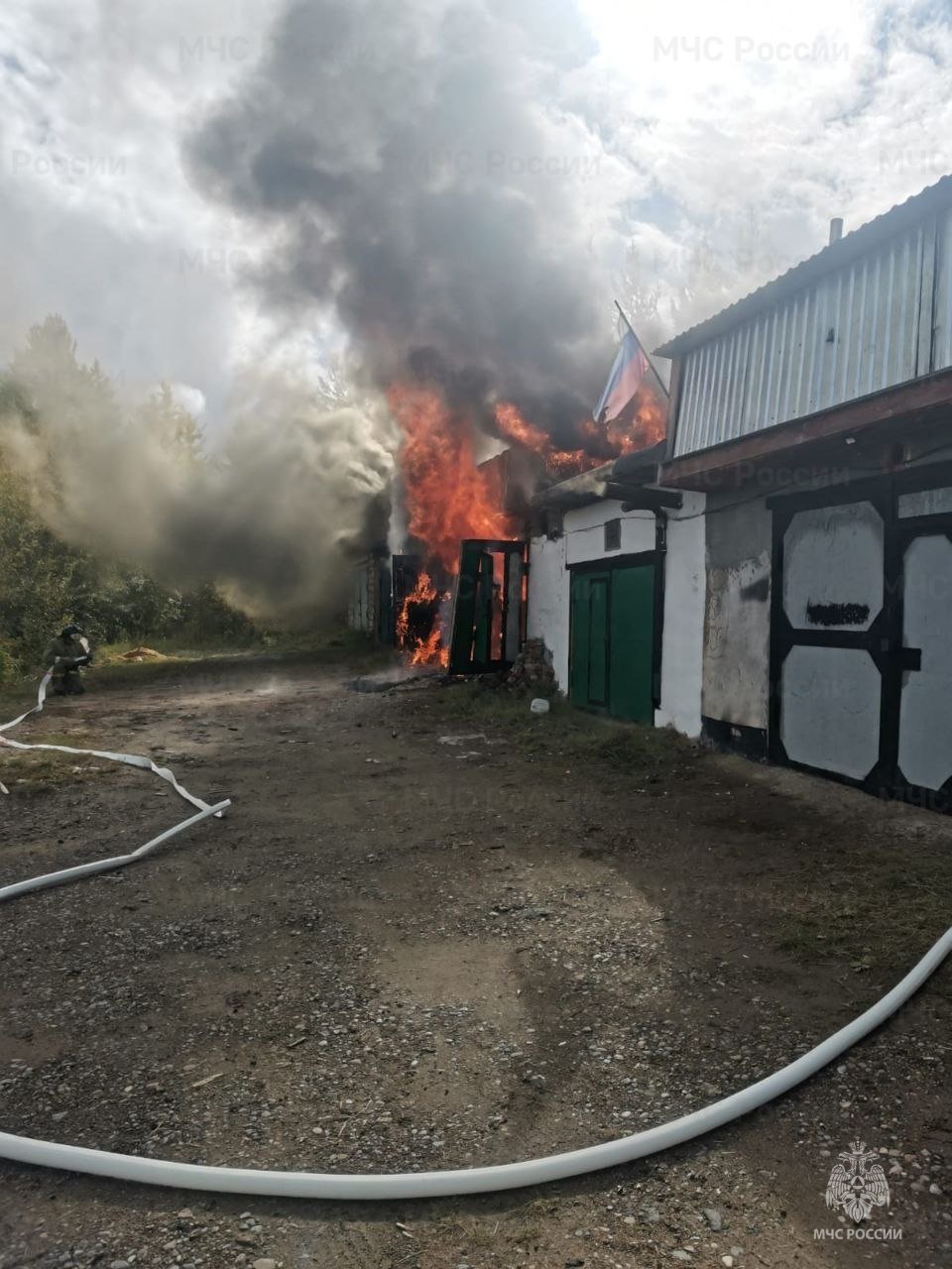 Пожар в Нижнеилимском районе