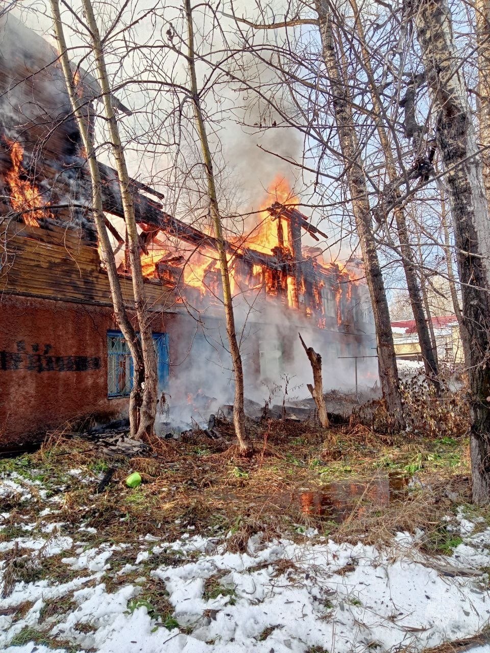 Пожар в Нижнеилимском районе