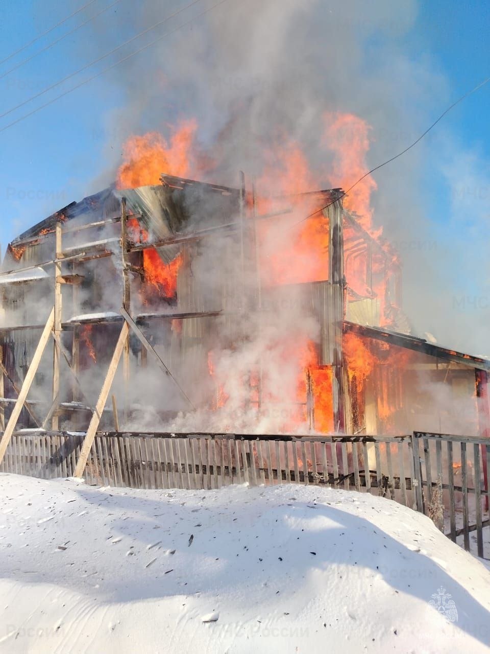 Пожар в Нижнеилимском районе